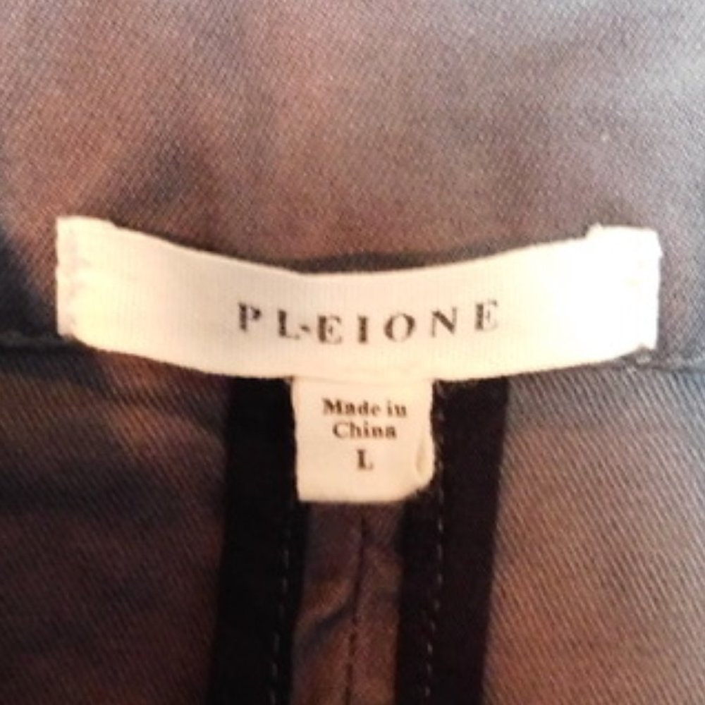 Pleione Women's Dark Gray Military Vest Size L - Picture 5 of 14